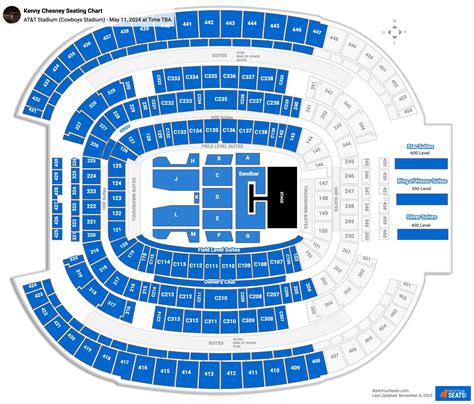 Atandt Stadium Concert Seating Chart
