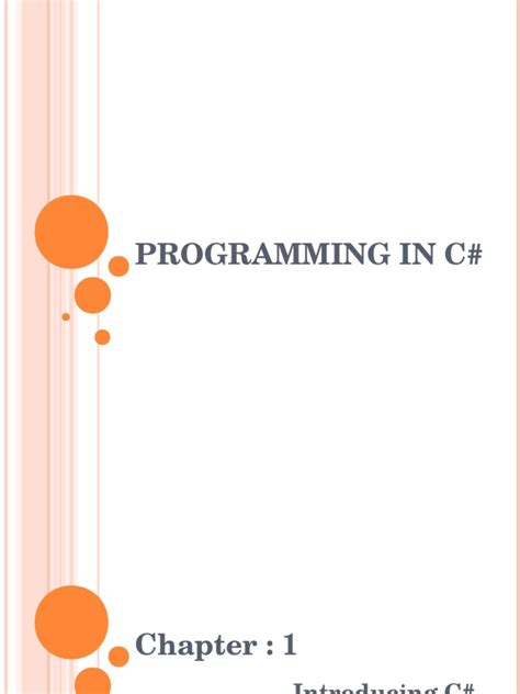 Programming In C C Sharp Programming Language C Programming