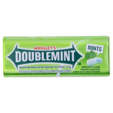 Wrigleys Doublemint Sugar Free Peppermint Flavour Mints 238g
