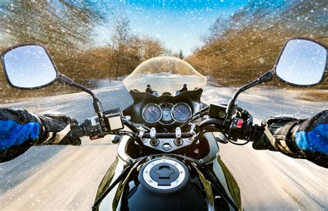 Riding A Motorcycle In The Winter Winter Riding Tips For Snow And Salt