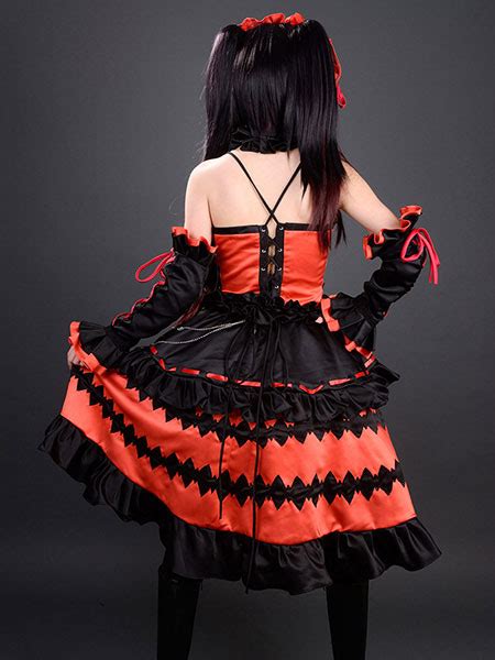 Date A Live Tokisaki Kurumi Cosplay Costume Lolita Dress