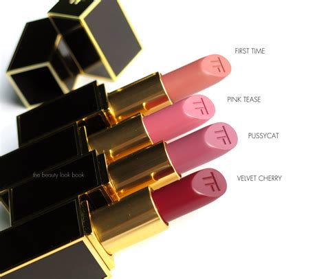 Tom Ford Lip Color Matte First Time Pink Tease Pussycat And Velvet