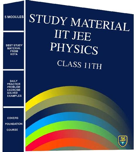 Class 11 Iit Jee Physics Book By Study Material Solution Kota Class 11