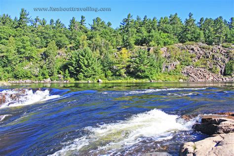 Recollet Falls At French River Provincial Park In Ontario Canada