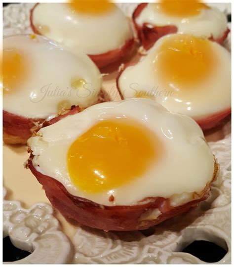 Julias Simply Southern Baked Ham And Egg Cups