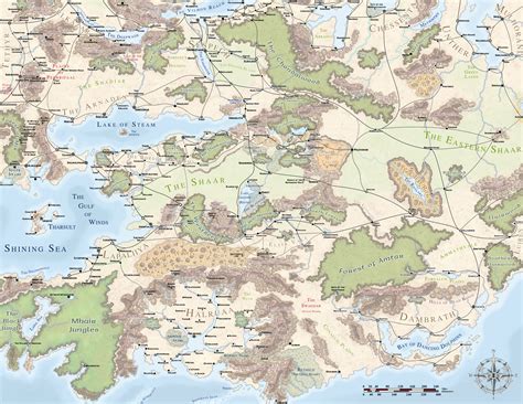 Dd Forgotten Realms Map Maps Location Catalog Online