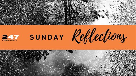 Sunday Reflections 5 Youtube