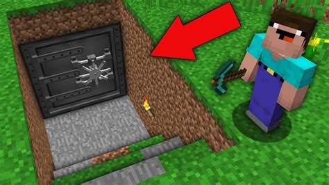 Minecraft Noob Vs Pro Noob Digging Mine And Found This Secret Bunker