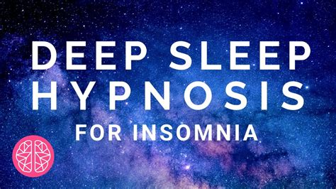 Hypnosis For Insomnia Deep Sleep Fall Asleep Fast Hypnotherapy