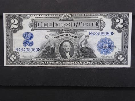 Bid Now 1899 Two Dollar Silver Certificate Crisp Paper January 5