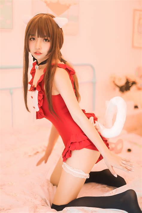 Kawaii Maid Cat Japanese School Swimsuit Cosplay Sukumizu Sexy Cute Women Girl Slim Fit Falbala