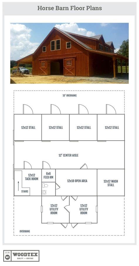 Horse Barn Floor Plans With Living Quarters