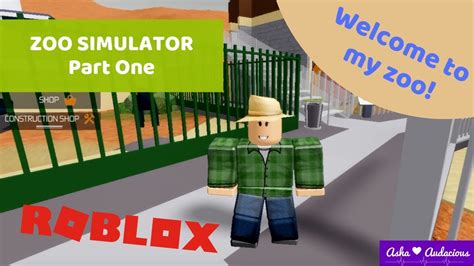 Welcome to my ZOO - Zoo Simulator Part 1 - ROBLOX - YouTube