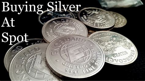 Where To Buy Silver At Spot Youtube