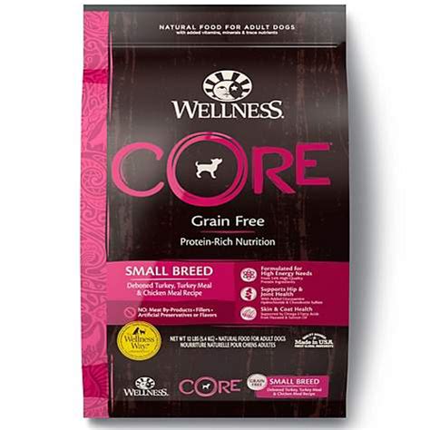 Small breed dog food grain free. Wellness CORE Natural Grain Free Small Breed Health Recipe ...
