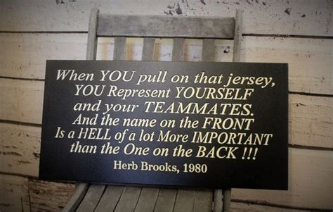 Herb Brooks Quote Usa Hockey Team 1980 Olympics Hockey Etsy Team