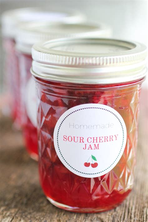 Homemade Sour Cherry Jam | Recipe | Sour cherry jam, Sour cherry, Sour cherry recipes