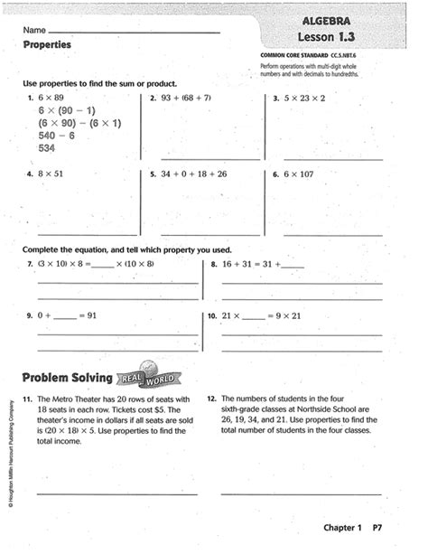 Go math answer key for grade 5: Go Math Grade 5 Answer Key Homework Book Chapter 1 - Book ...