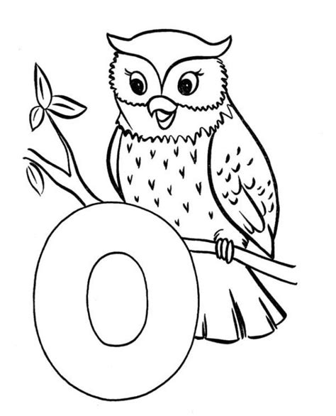 Alphabet Letter O Coloring For Kids Activity Coloring Pages Online