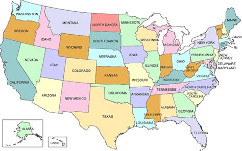 Estados Unidos Da América Mapas Geográficos Dos Estados Unidos Da