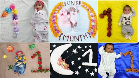 1st Month Theme Baby Photoshoot Ideasmonthly Baby Photoshoot Ideas1