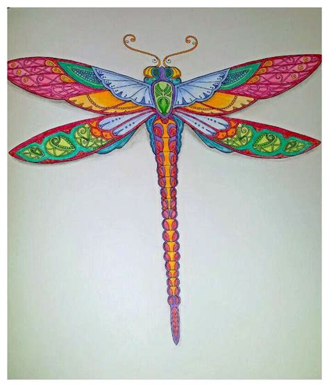 My Dragonfly Johanna Basford Enchanted Forest Kim Smith