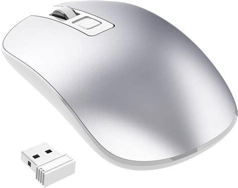 Wireless Mouse Slim And Noiseless Patuoxun 24g Usb Pc Laptop Computer