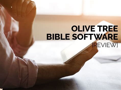 Olive Tree Bible Software Review 201812
