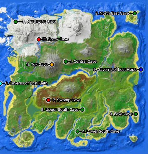 Ark Survival Evolved Caves Map Sexiz Pix