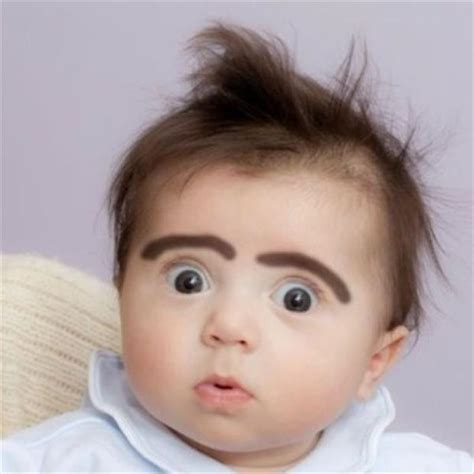 Eyebrows On Babies Oh Yeah Its A Thing Now 32 Pics