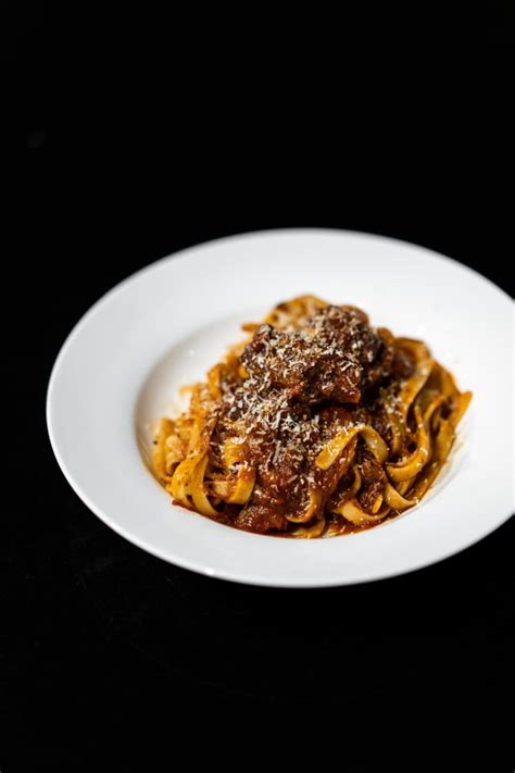 Homemade Ragu With Fettuccine Food