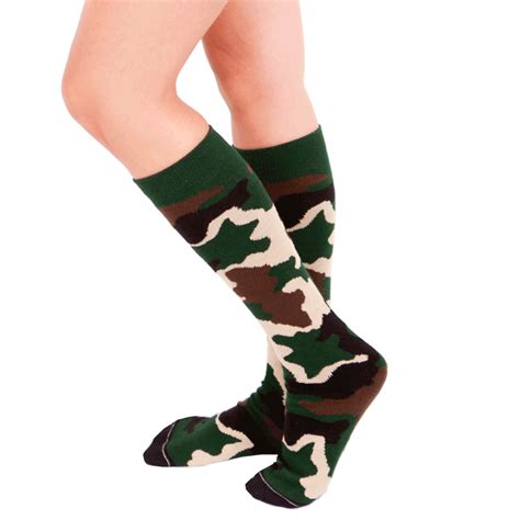 Army Camouflage Knee Socks