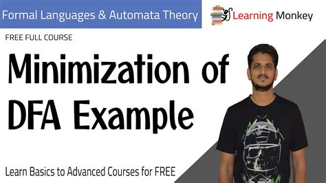 Minimization Of Dfa Example Lesson 20 Finite Automata Learning