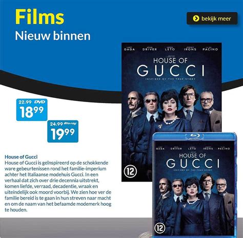 House Of Gucci Dvd Of Blu Ray Aanbieding Bij Boekenvoordeel