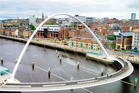 It has arguably the best nightlife in all of britain, and has a distinct geordie vernacular. Millennium Bridge Newcastle