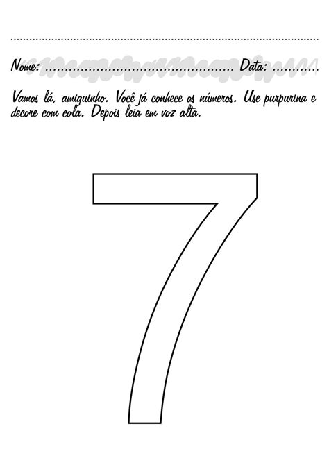 Atividade Numero 7 Educação Infantil