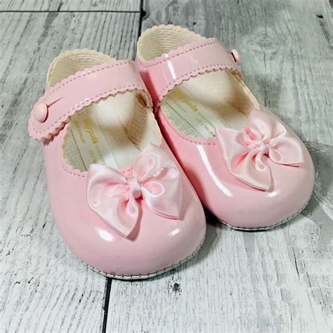 Baby Girl Shoes Baypods Soft Sole Pink Crib Shoes Lullaby Lane Baby Shop