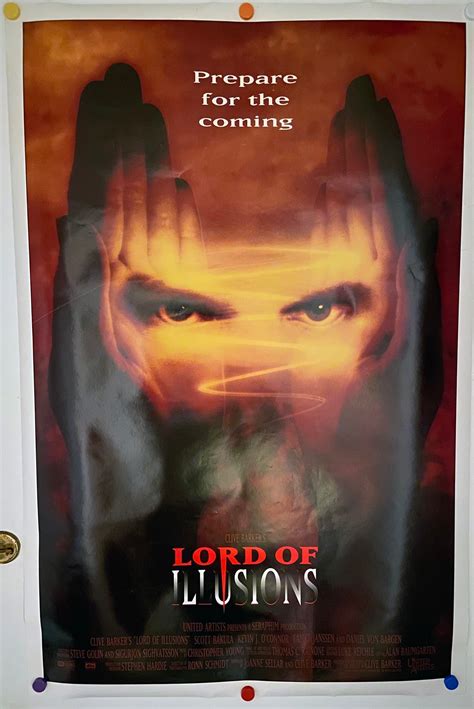Lord Of Illusions 1995 Original Single Sided Movie Poster Etsy