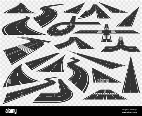 Curved Rural Lane Stock Vector Images Alamy