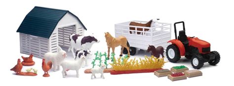 Newray Country Life Farm Animals Deluxe Set White