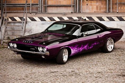 Purple Flame Car Custom Paint And Graphicstruckscarsand Bi