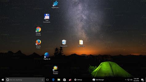 Revert And Undo Desktop Icons Auto Arranging In Windows 10