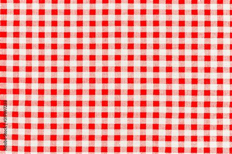 Texture Of Checkered Picnic Blanket Stock Photo Adobe Stock