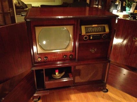 1949 Rca Victor Mahogany Tv Console Model S 1000 We Have Flickr