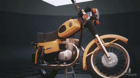 Visualization Of The Voskhod 3m Motorcycle Cgtrader