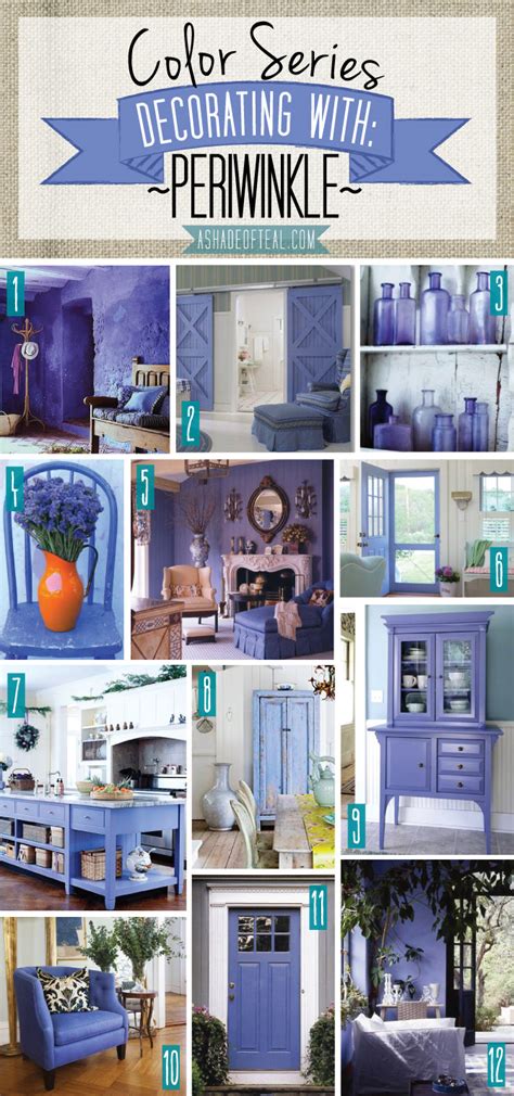 Color Series Decorating With Periwinkle