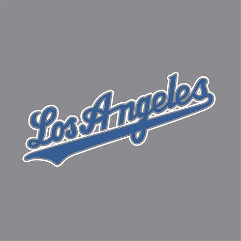 Los Angeles Font Svg