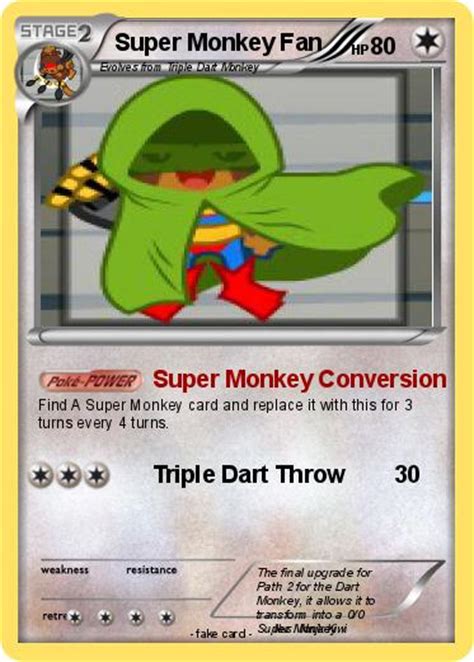 Pokémon Super Monkey Fan - Super Monkey Conversion - My Pokemon Card