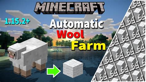 Automatic Wool Farm Minecraft 1152 Youtube
