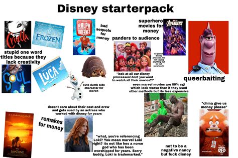 Disney Starterpack Rstarterpacks Starter Packs Know Your Meme